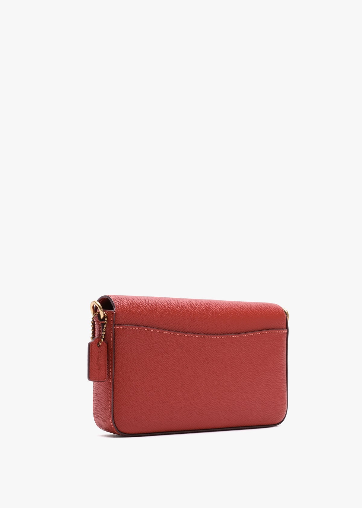 Wyn Enamel Red Crossgrain Leather Cross-Body Bag