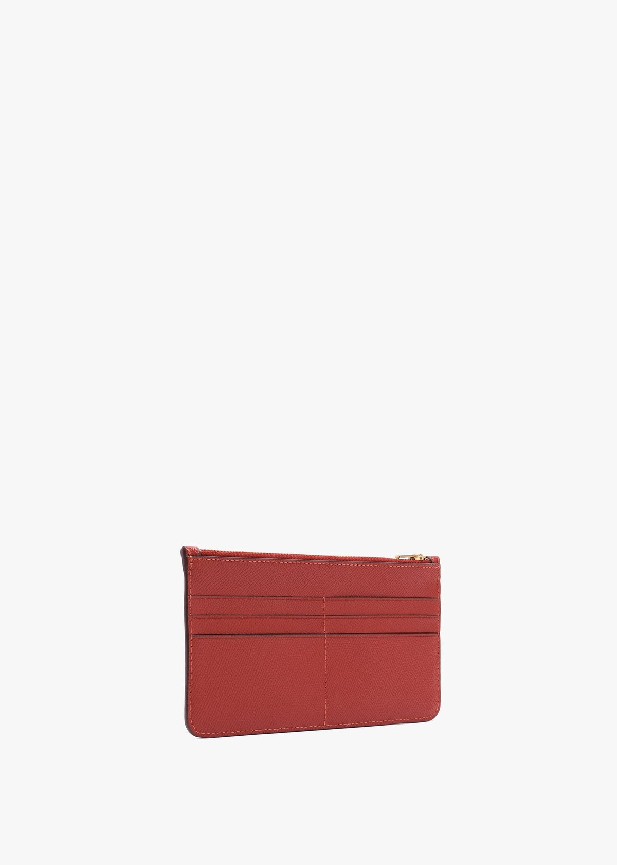 Wyn Enamel Red Crossgrain Leather Cross-Body Bag