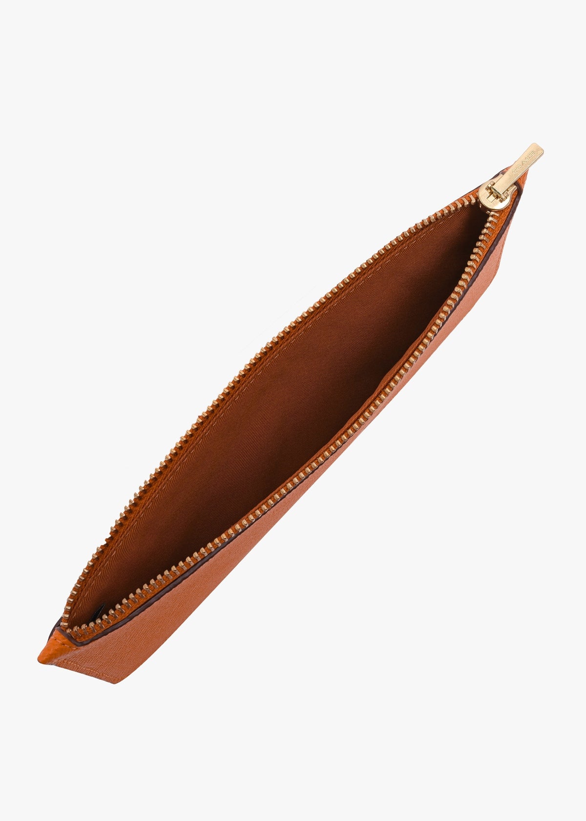 Wyn Sun Orange Crossgrain Leather Cross-Body Bag