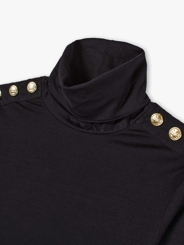 HC Long Sleeve Roll Neck Top