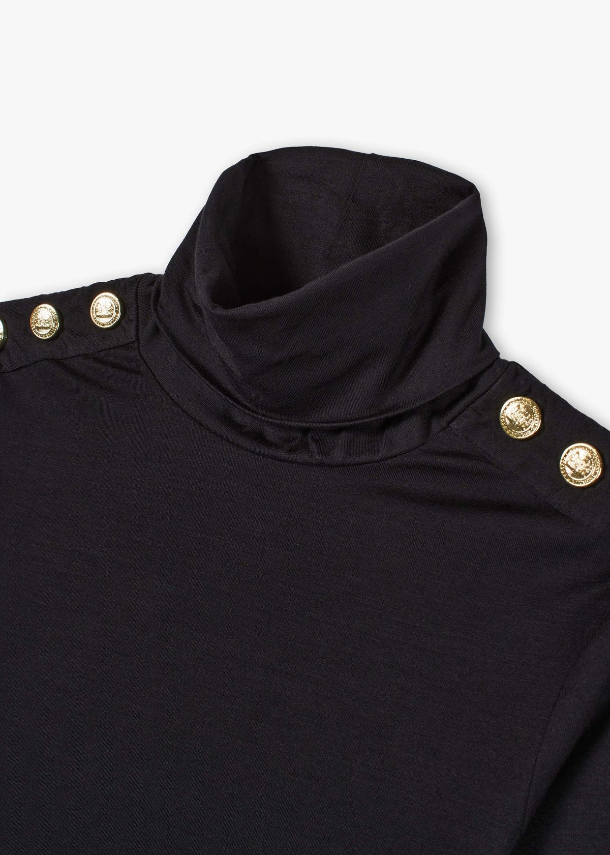 HC Long Sleeve Roll Neck Top