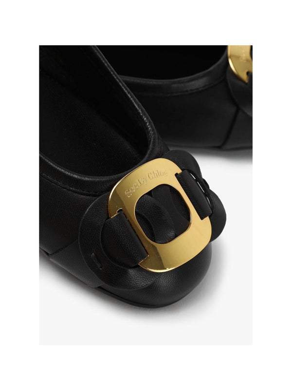 Chany Black Ballet Flats