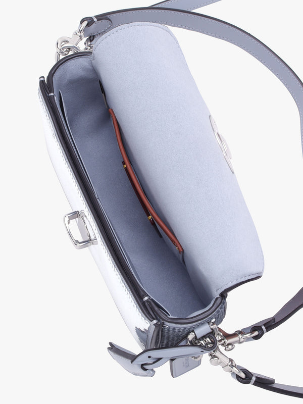 Studio Silver Sequin Baguette Bag