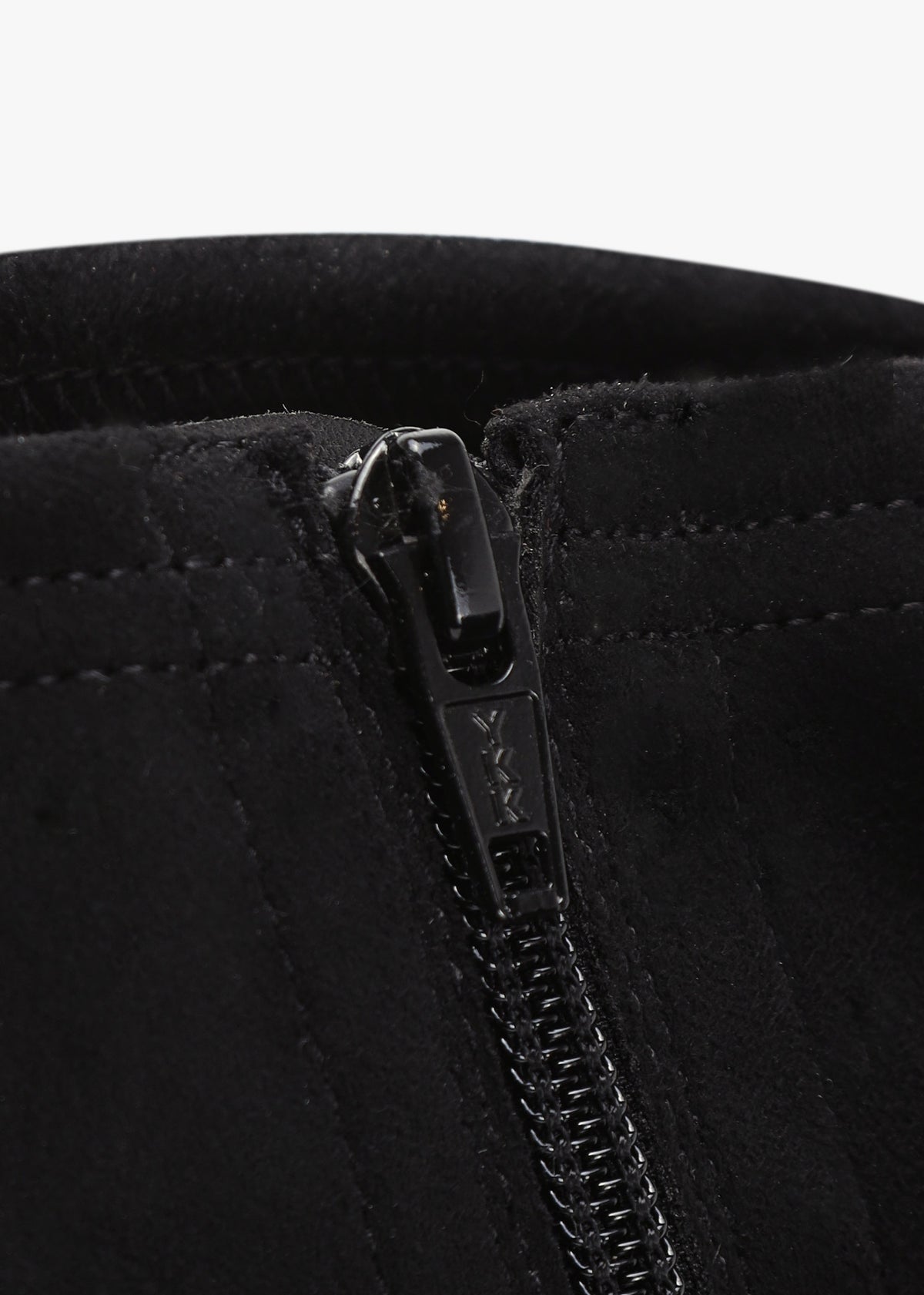 Larity Black Suedette Ankle Boots