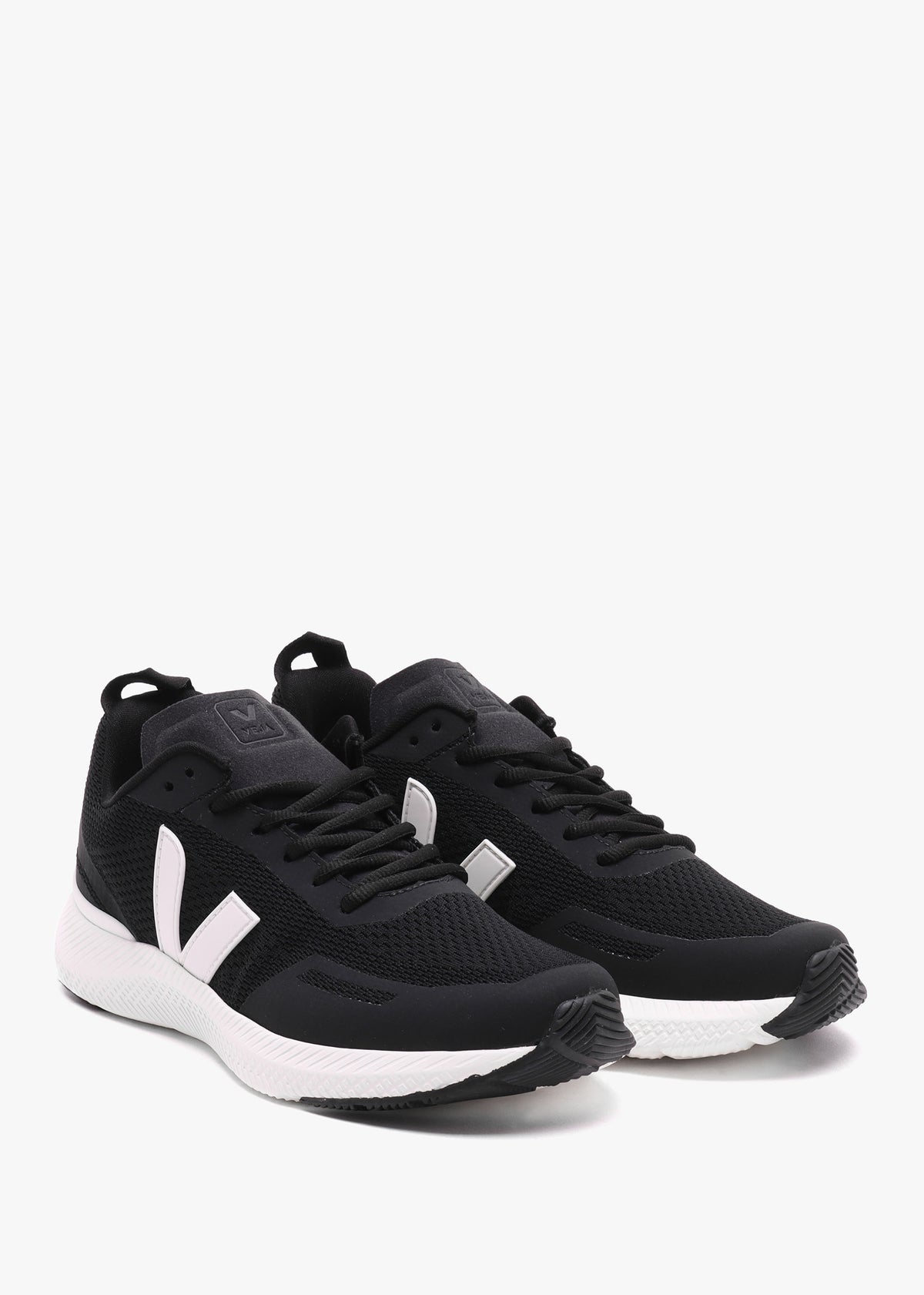 Impala Engineered-Mesh Black Cream Trainers