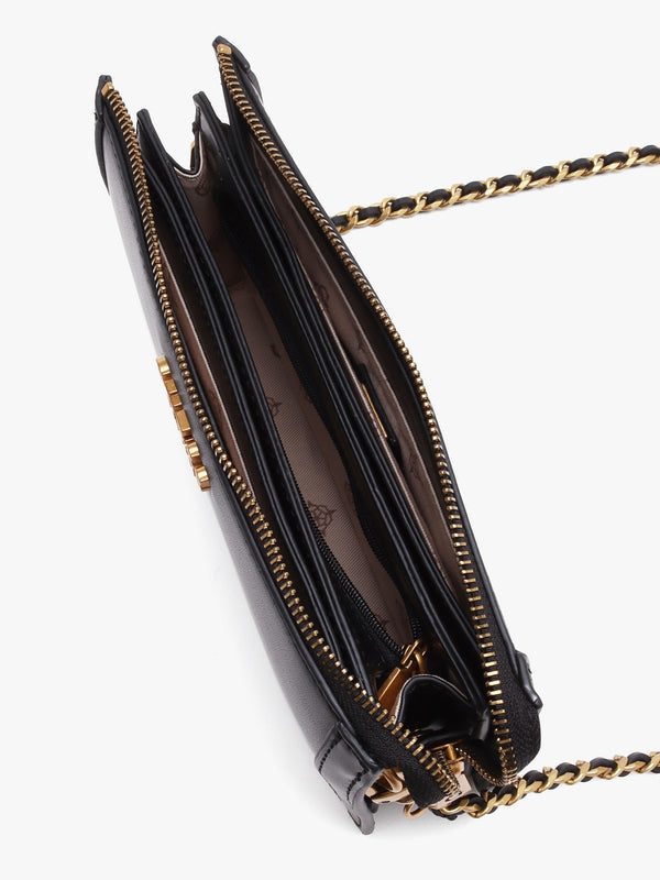 Abey Black Cross-Body Bag