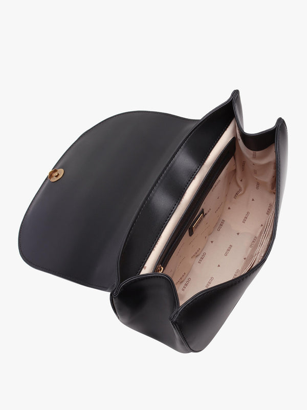 Fleet Black Saddle Bag