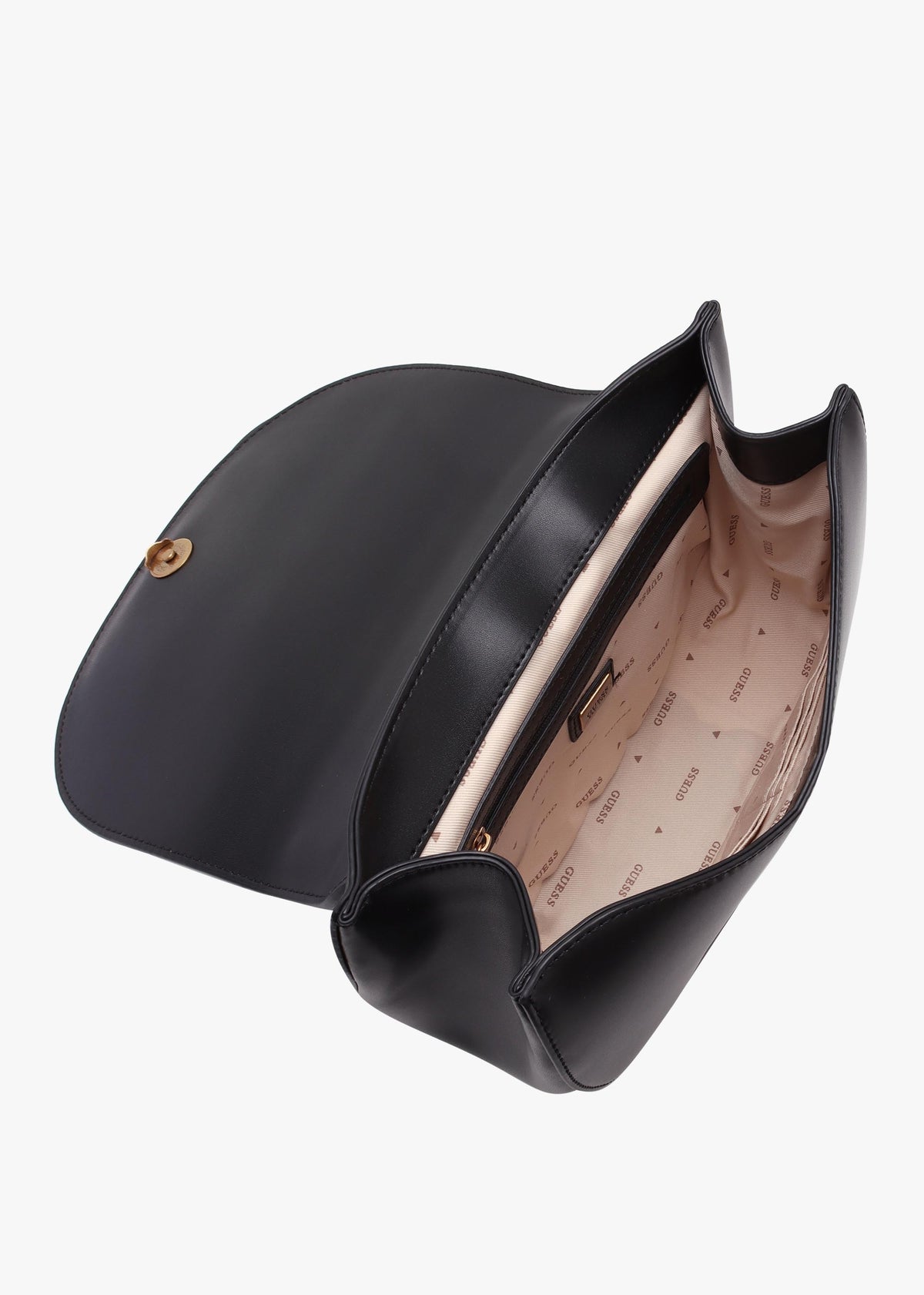 Fleet Black Saddle Bag