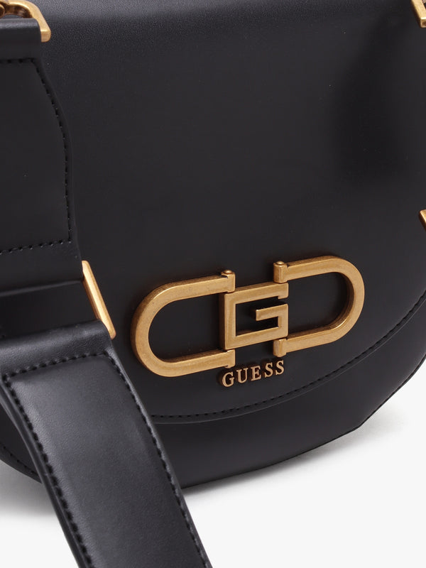 Fleet Black Saddle Bag