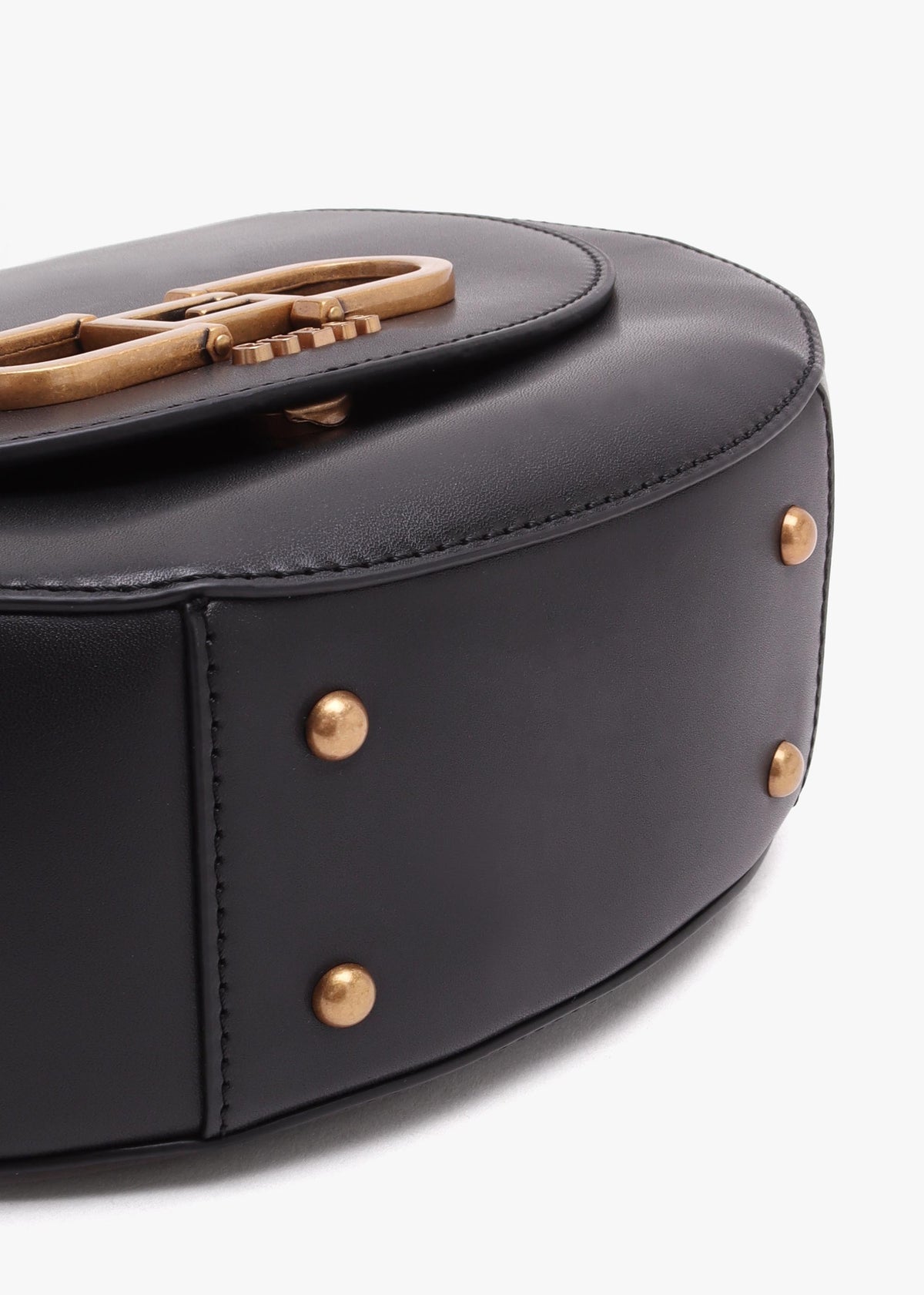 Fleet Black Saddle Bag