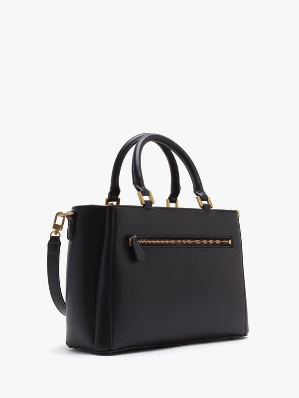 James Girlfriend Black Satchel Bag