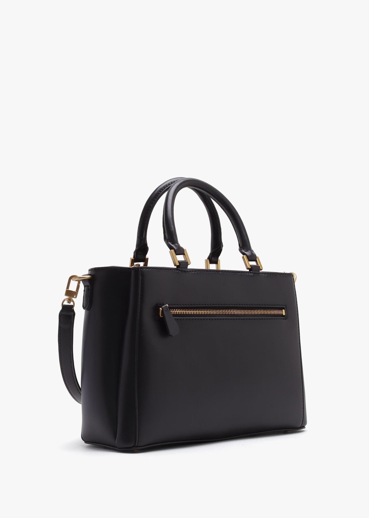 James Girlfriend Black Satchel Bag