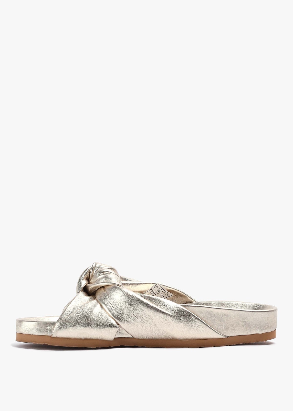 Spender Gold Lambs Leather Sliders
