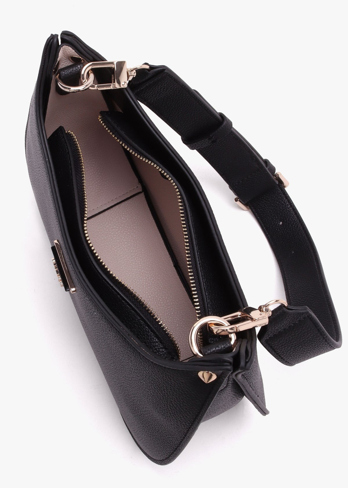 Mini Meridian Black Shoulder Bag
