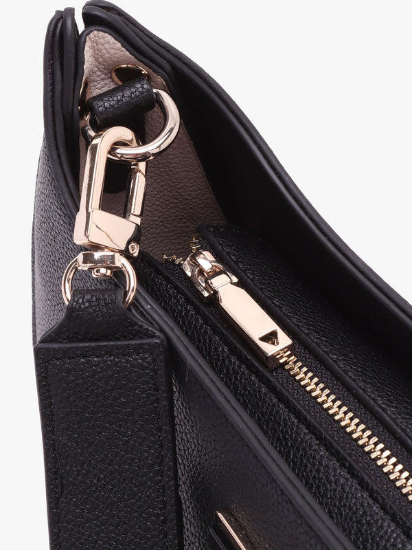 Mini Meridian Black Shoulder Bag