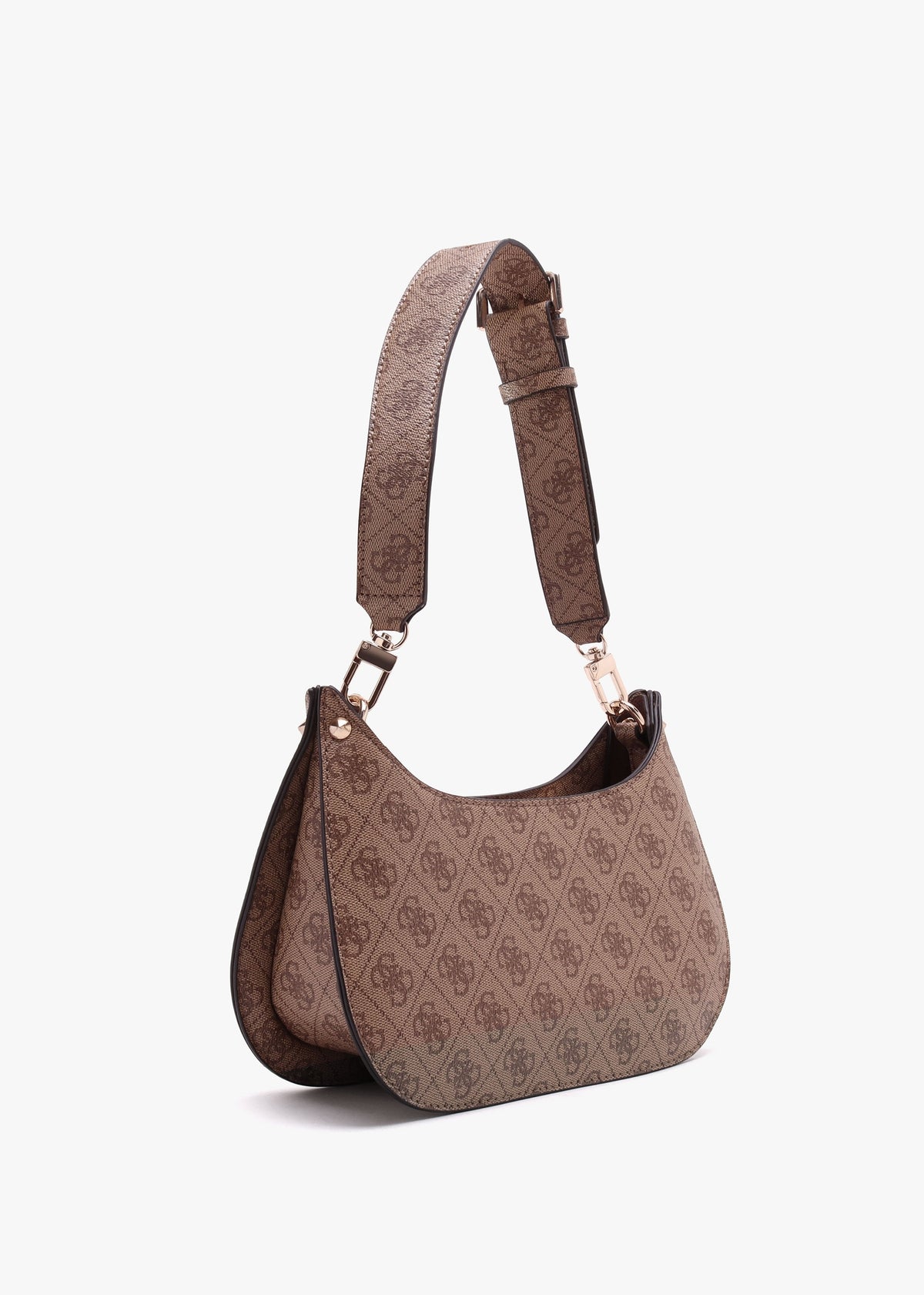 Mini Meridian Latte Logo Shoulder Bag