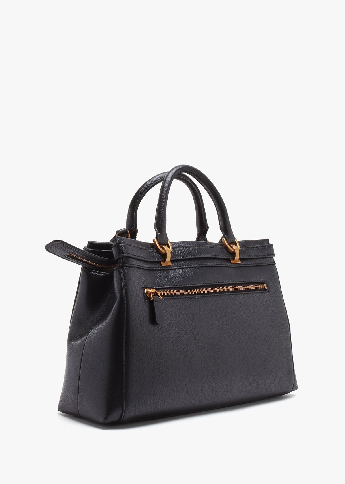 Sestri Black Satchel Bag