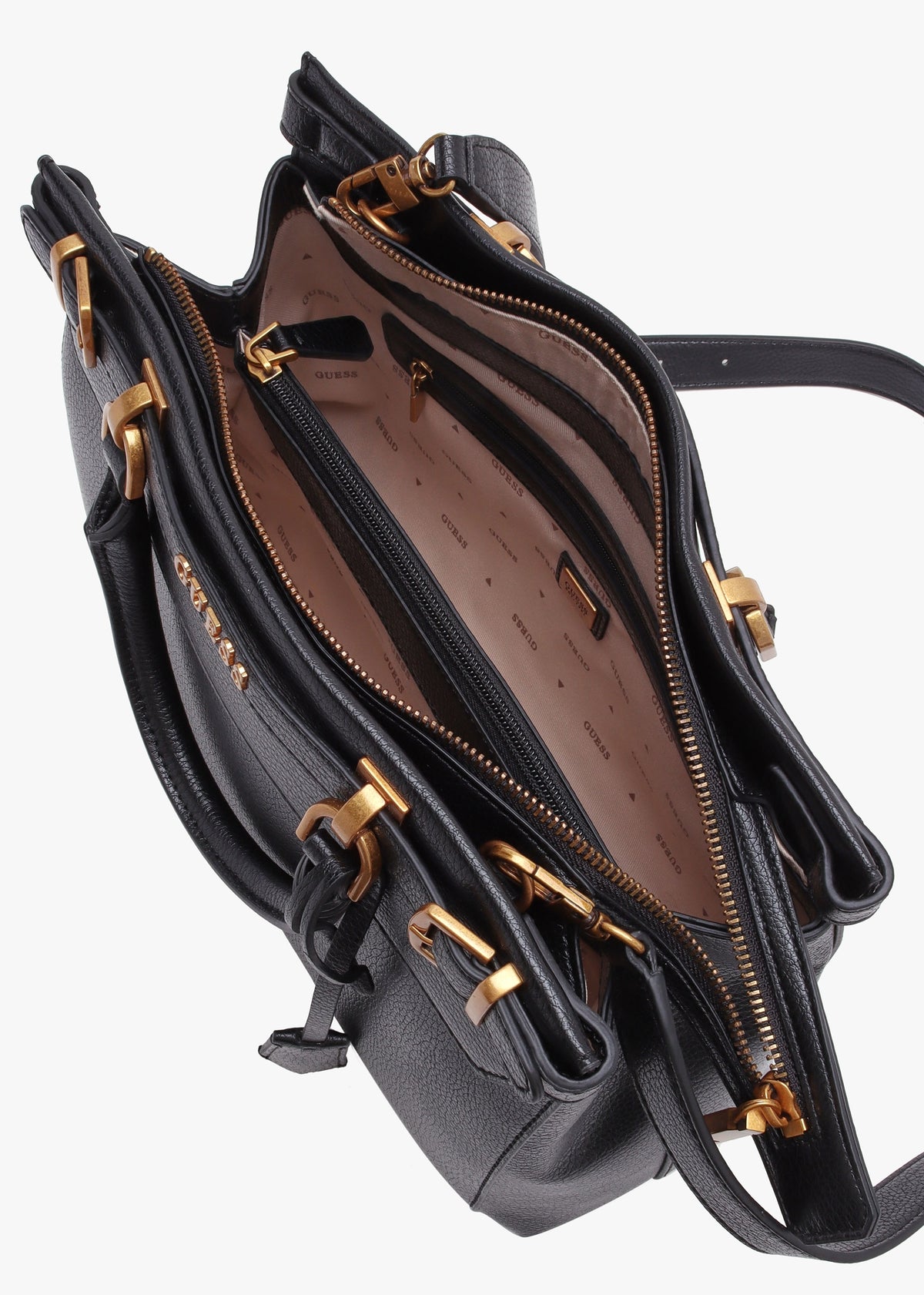 Sestri Black Satchel Bag
