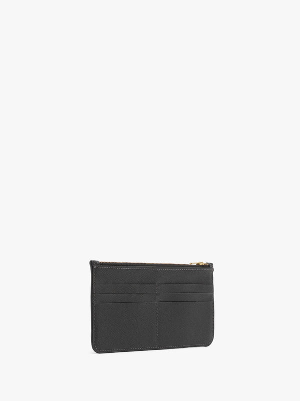 Wyn Black Crossgrain Leather Cross-Body Bag