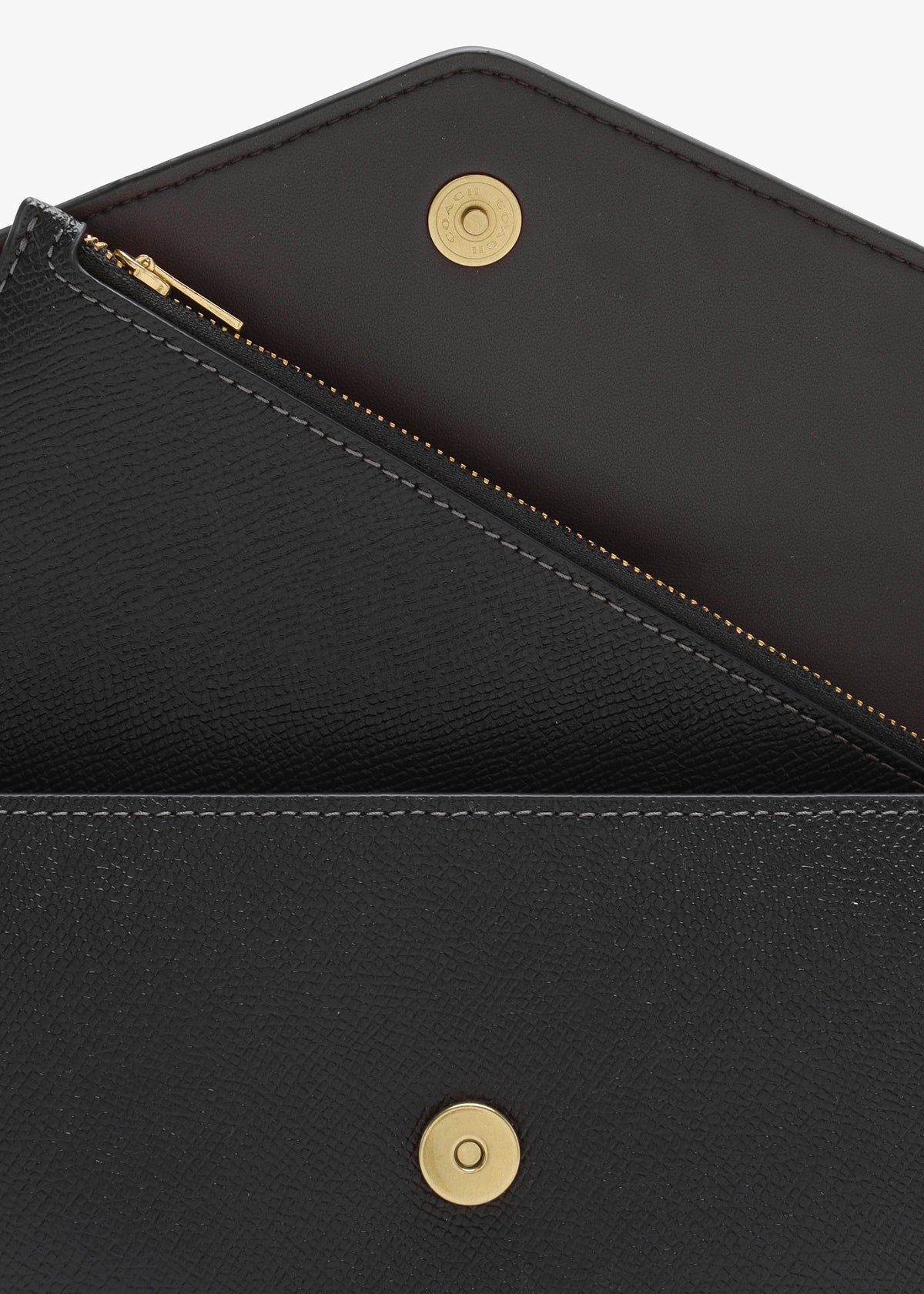 Wyn Black Crossgrain Leather Cross-Body Bag