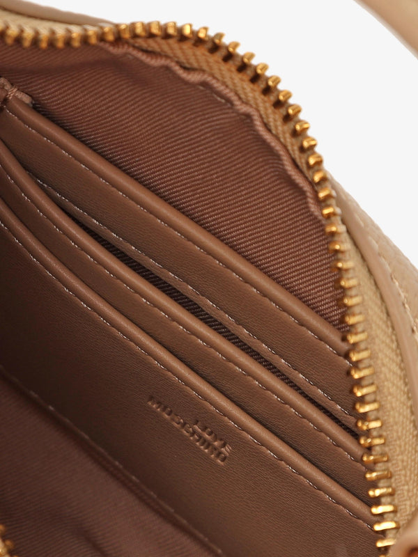 Laminated Metallic Oro Baguette Bag
