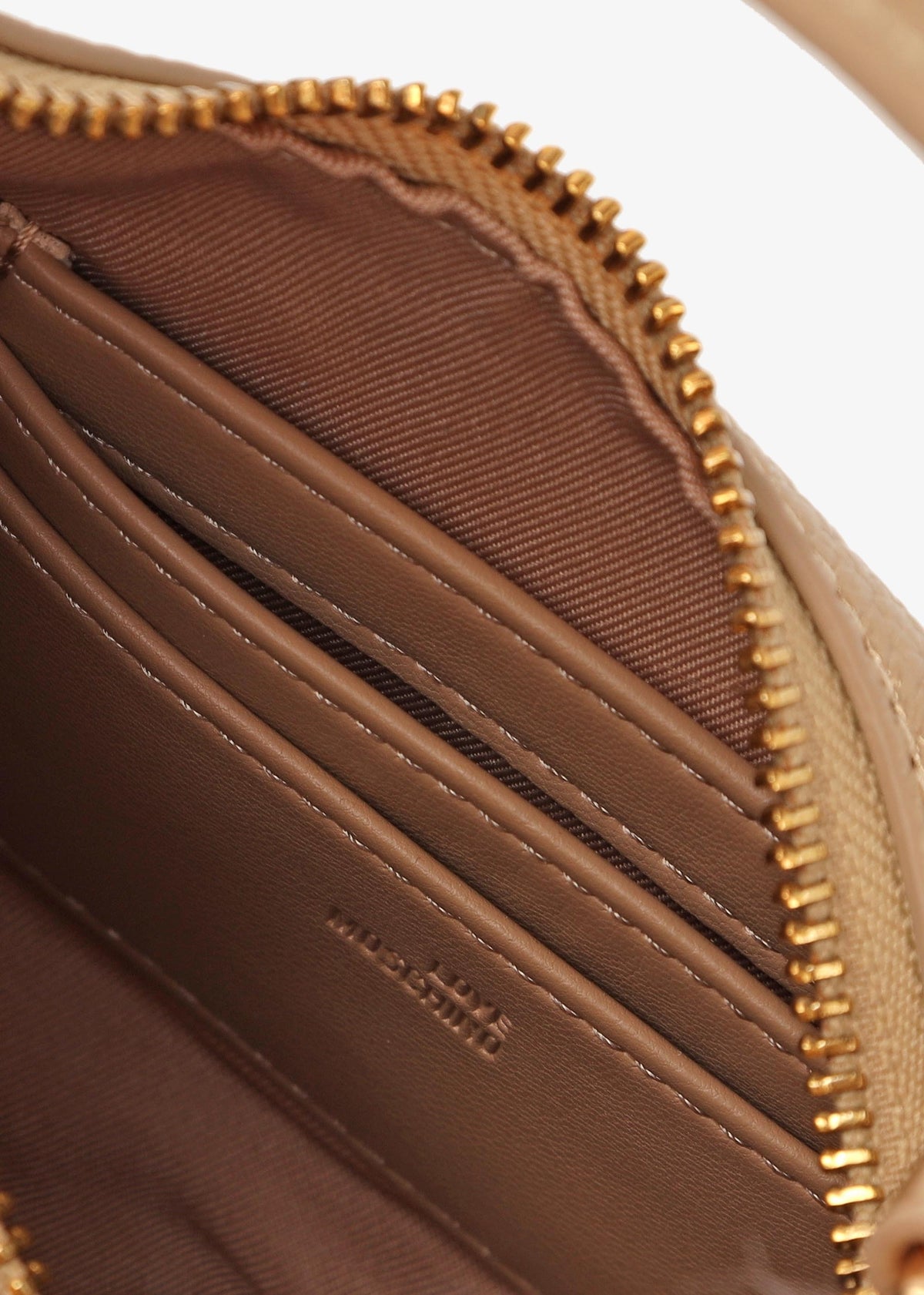 Laminated Metallic Oro Baguette Bag