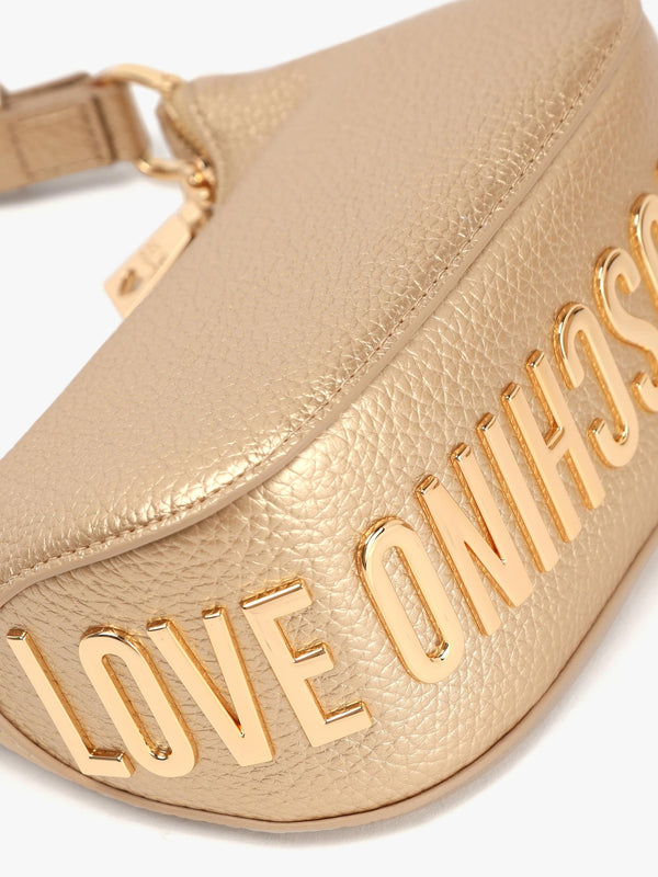 Laminated Metallic Oro Baguette Bag
