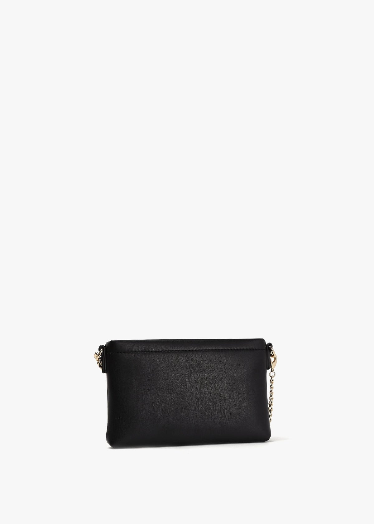 Strass Heart Nero Chain Shoulder Bag