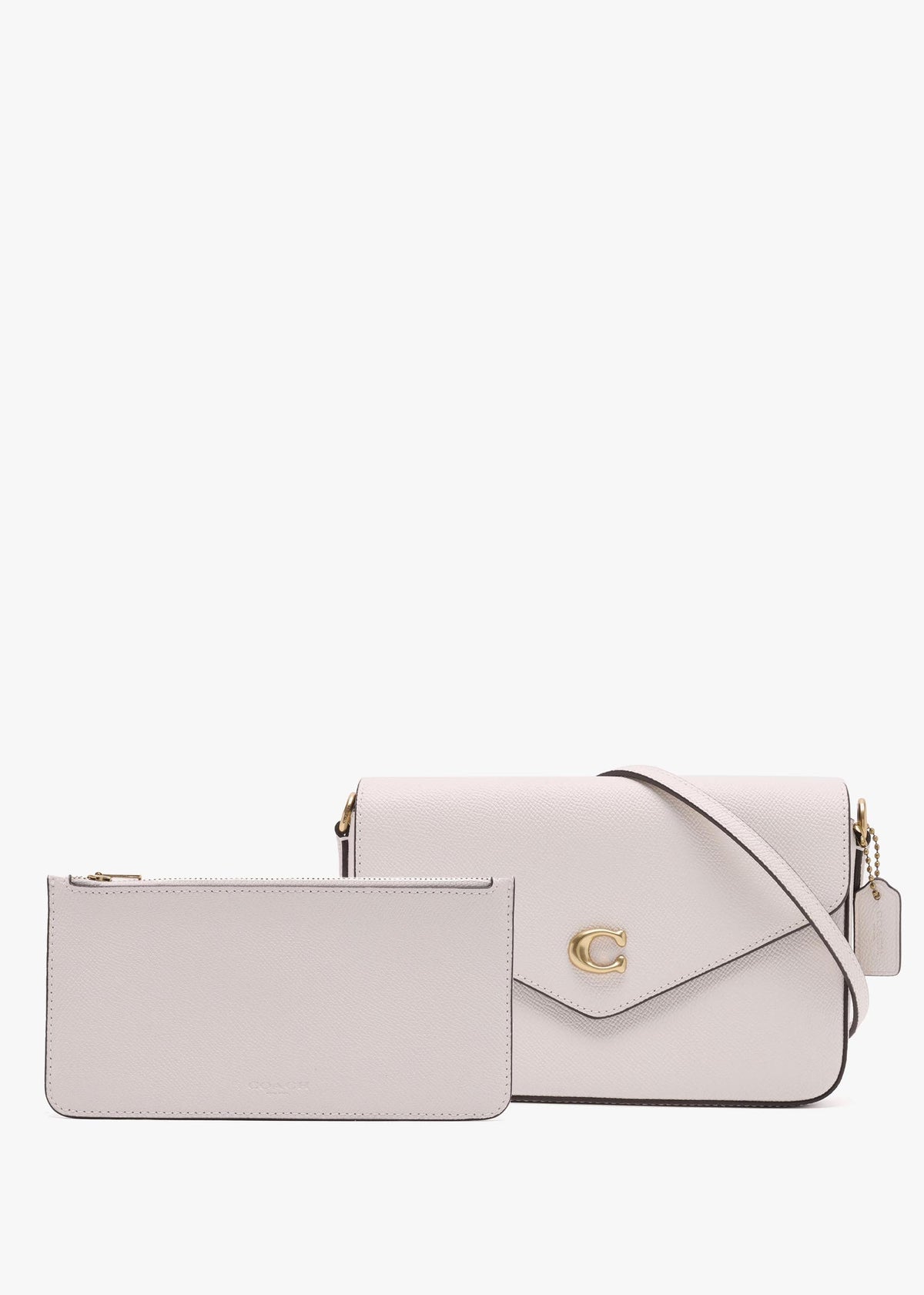 Wyn Chalk Crossgrain Leather Cross-Body Bag