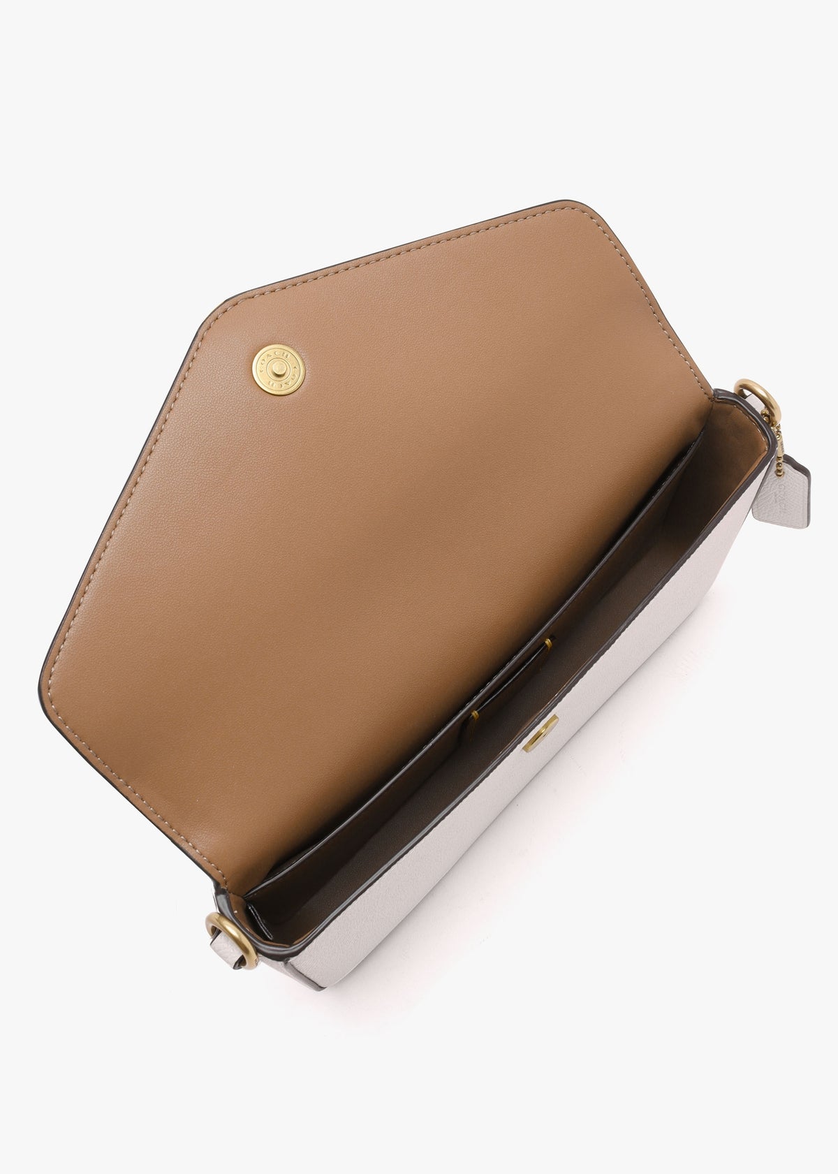 Wyn Chalk Crossgrain Leather Cross-Body Bag