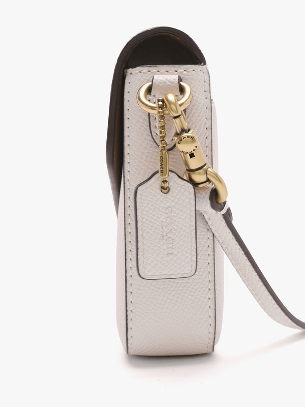 Wyn Chalk Crossgrain Leather Cross-Body Bag