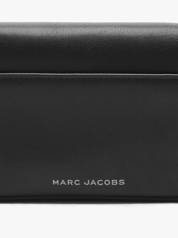 The J Marc Mini Black Gunmetal Leather Shoulder Bag