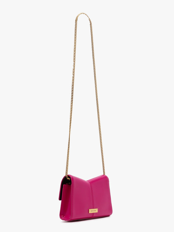 The ST. Marc True Lipstick Pink Leather Chain Wallet