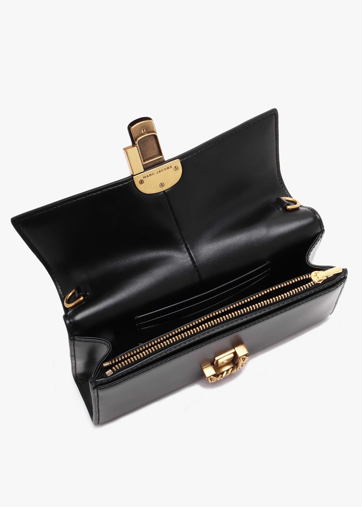 The ST. Marc Black Leather Chain Wallet