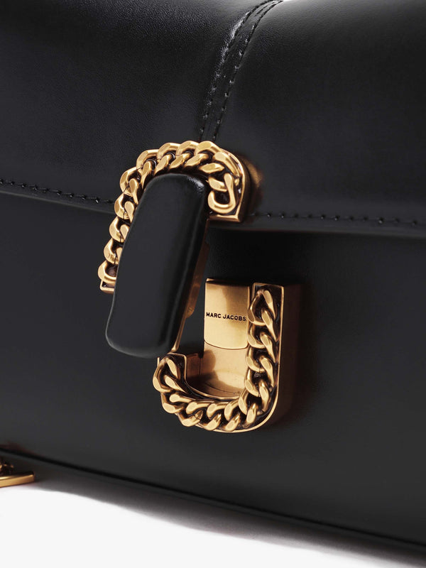 The ST. Marc Black Leather Chain Wallet