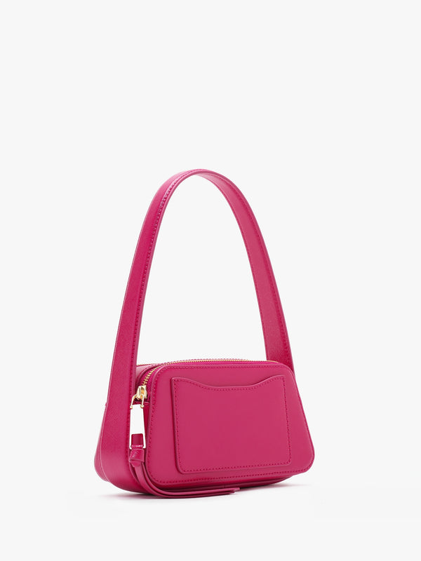 The Slingshot Lipstick Pink Leather Shoulder Bag
