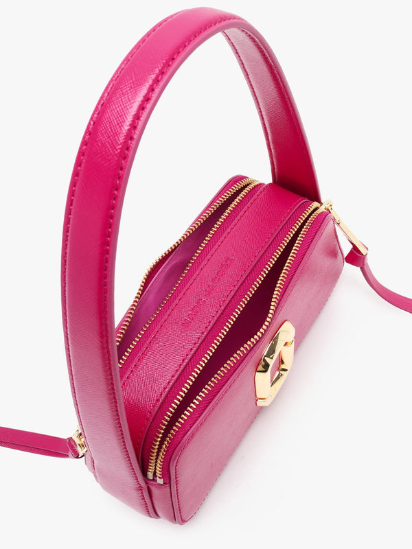 The Slingshot Lipstick Pink Leather Shoulder Bag
