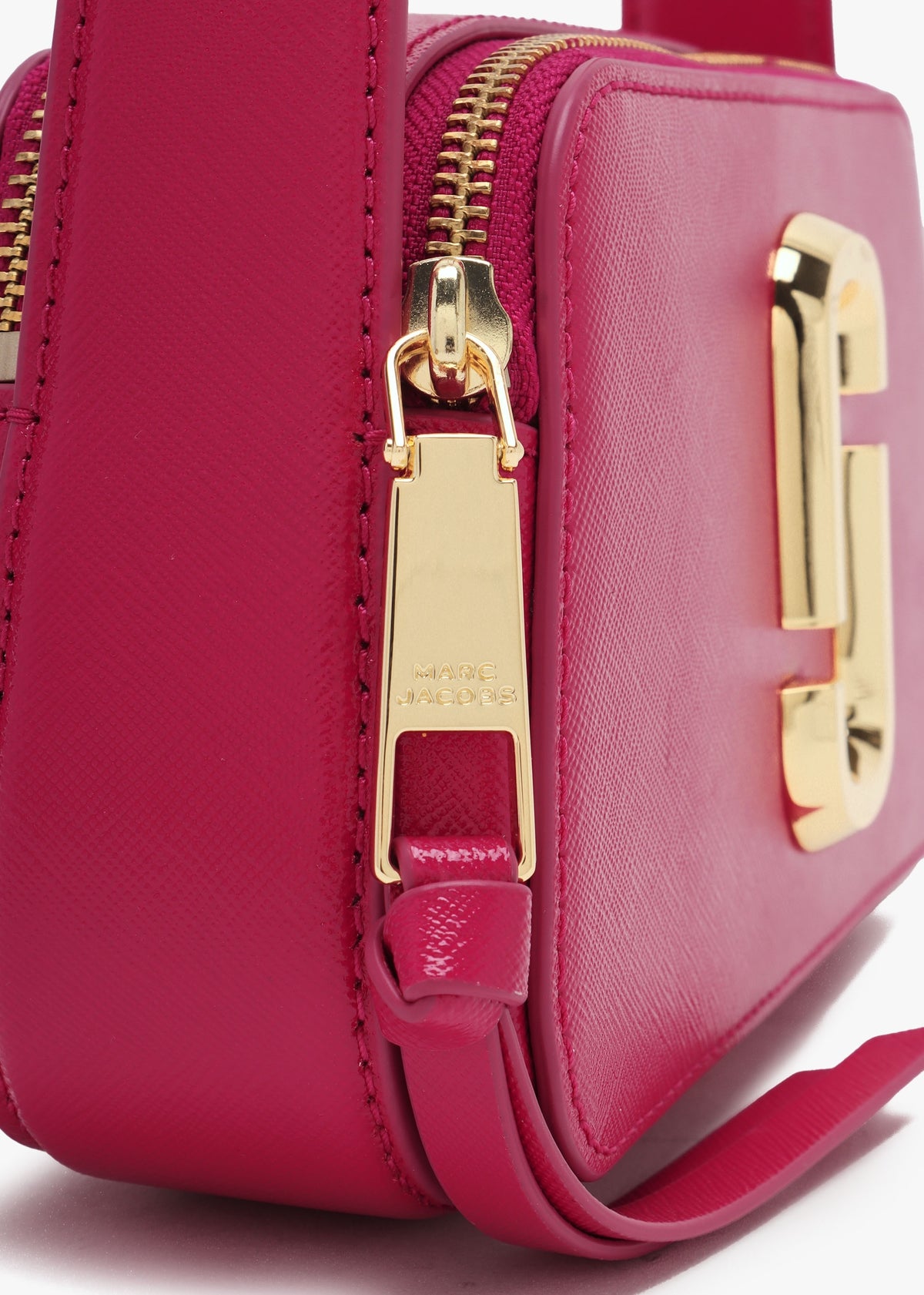 The Slingshot Lipstick Pink Leather Shoulder Bag