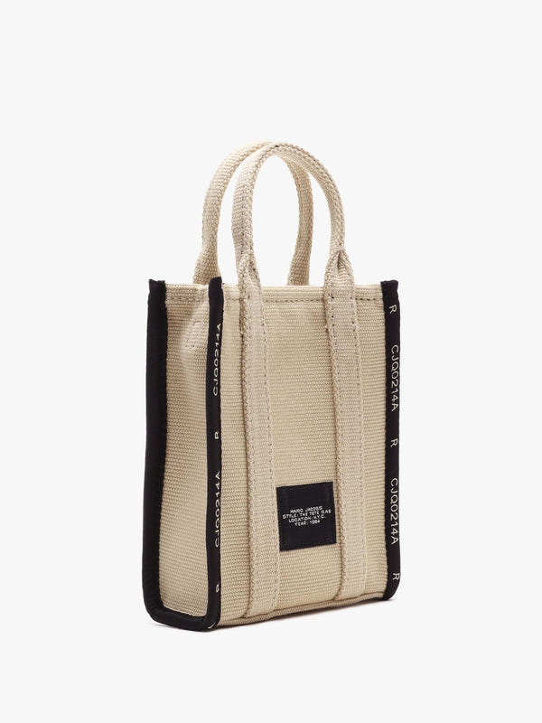 The Jacquard Mini Warm Sand Cross-Body Tote Bag