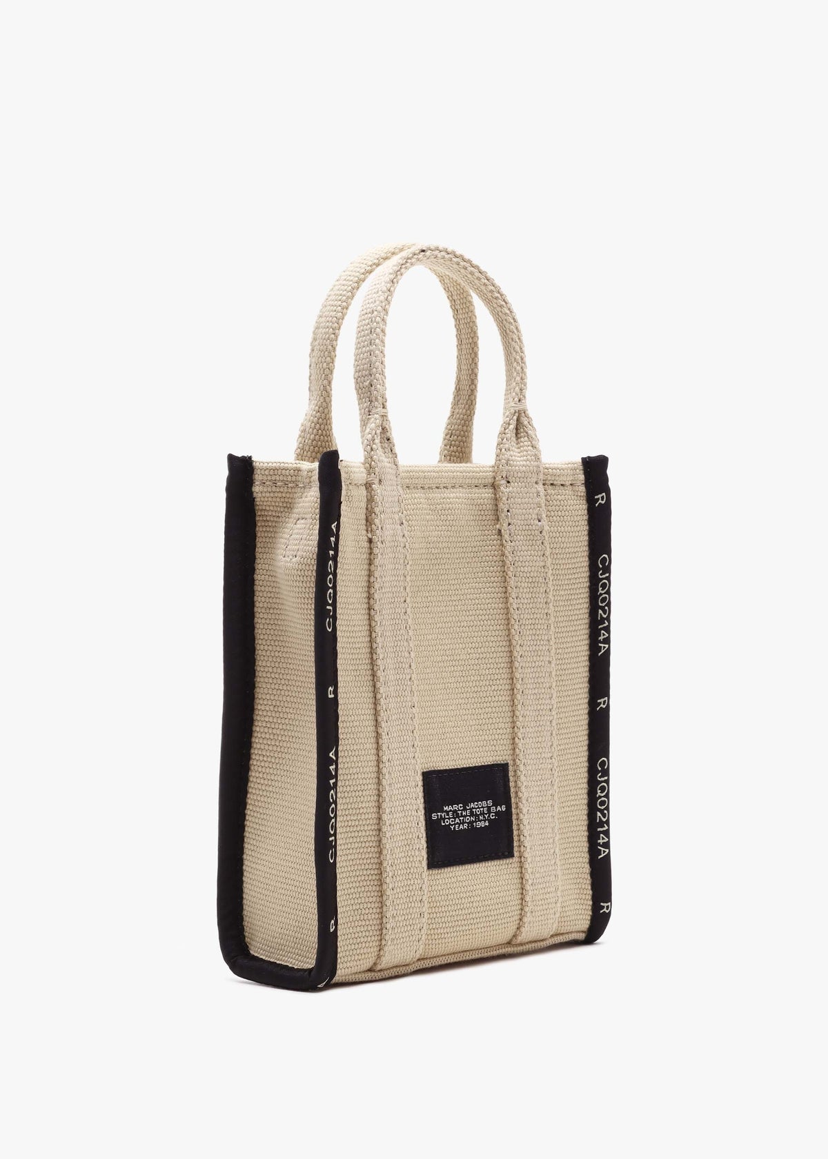 The Jacquard Mini Warm Sand Cross-Body Tote Bag