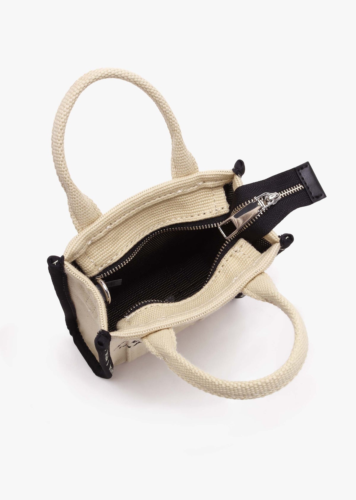 The Jacquard Mini Warm Sand Cross-Body Tote Bag