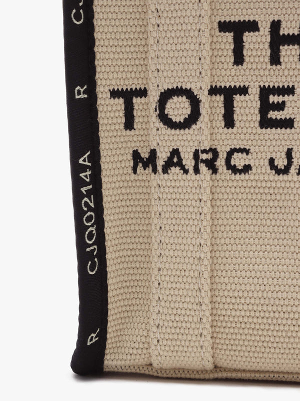 The Jacquard Mini Warm Sand Cross-Body Tote Bag