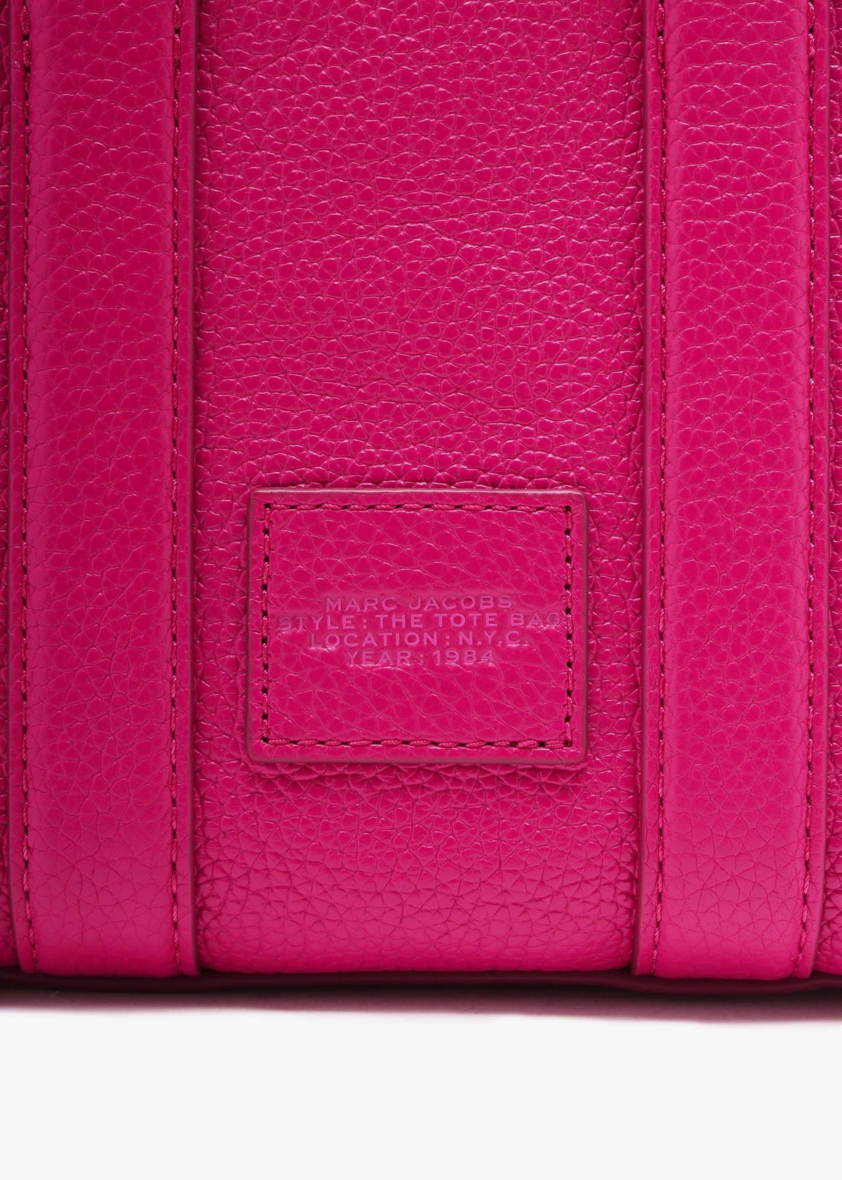 The Leather Mini Lipstick Pink Tote Bag
