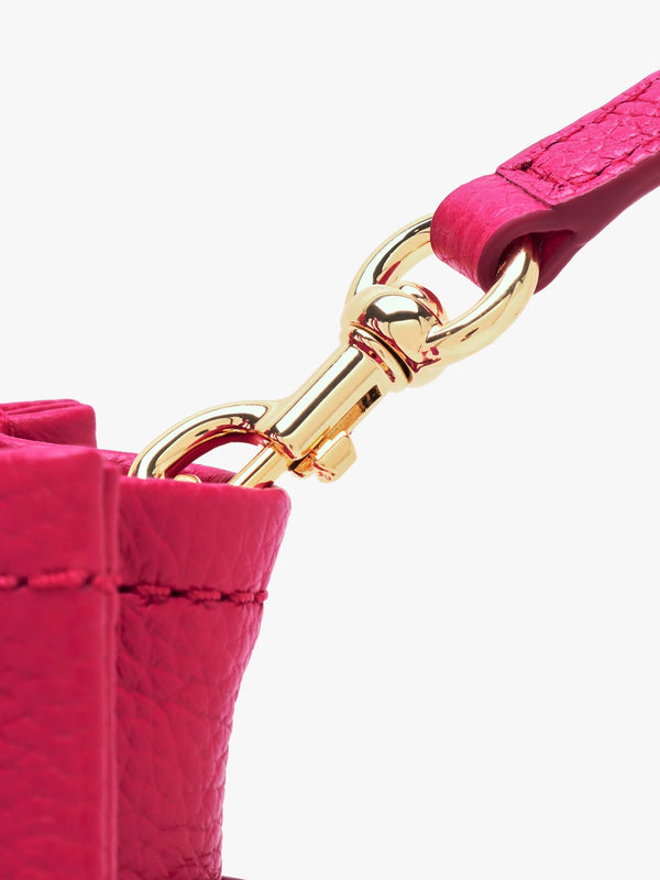 The Leather Mini Lipstick Pink Tote Bag