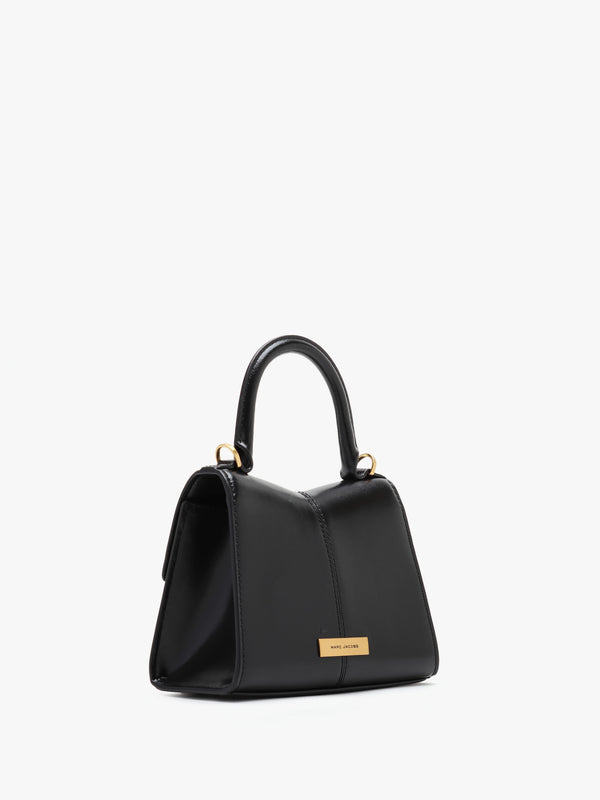 The ST. Marc Mini Top Handle Black Leather Bag
