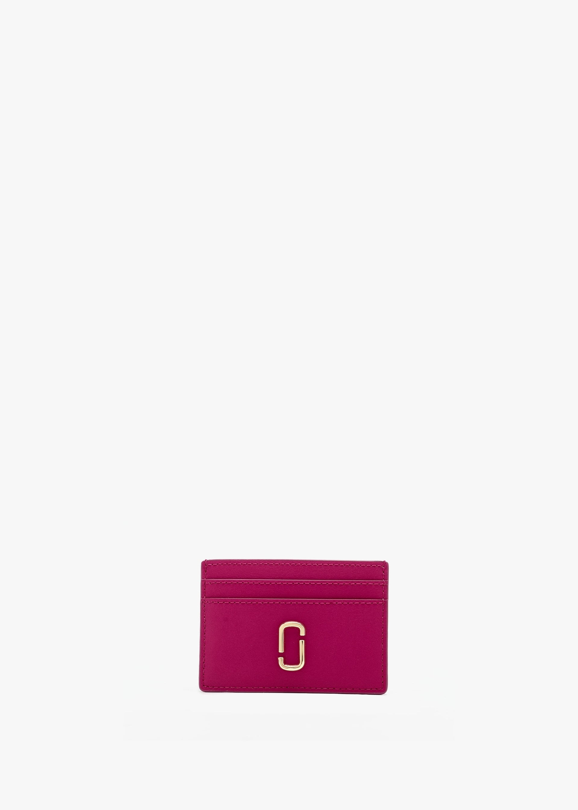 J Lipstick Leather Card Case