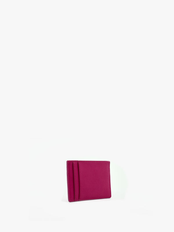 The J Marc Lipstick Pink Leather Card Case