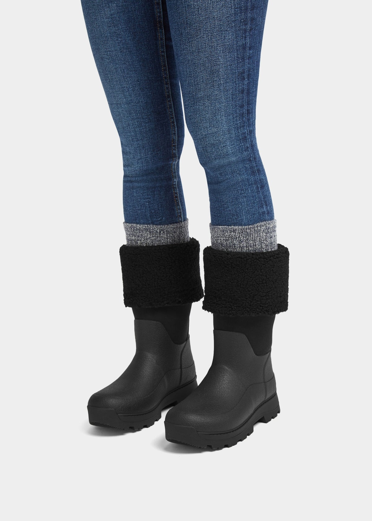 Wonderwelly ATB Black Wellington Boots
