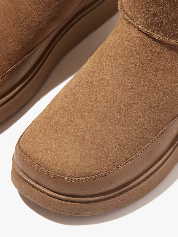 Gen-FF Desert Tan Ultra Mini Double-Faced Shearling Ankle Boots