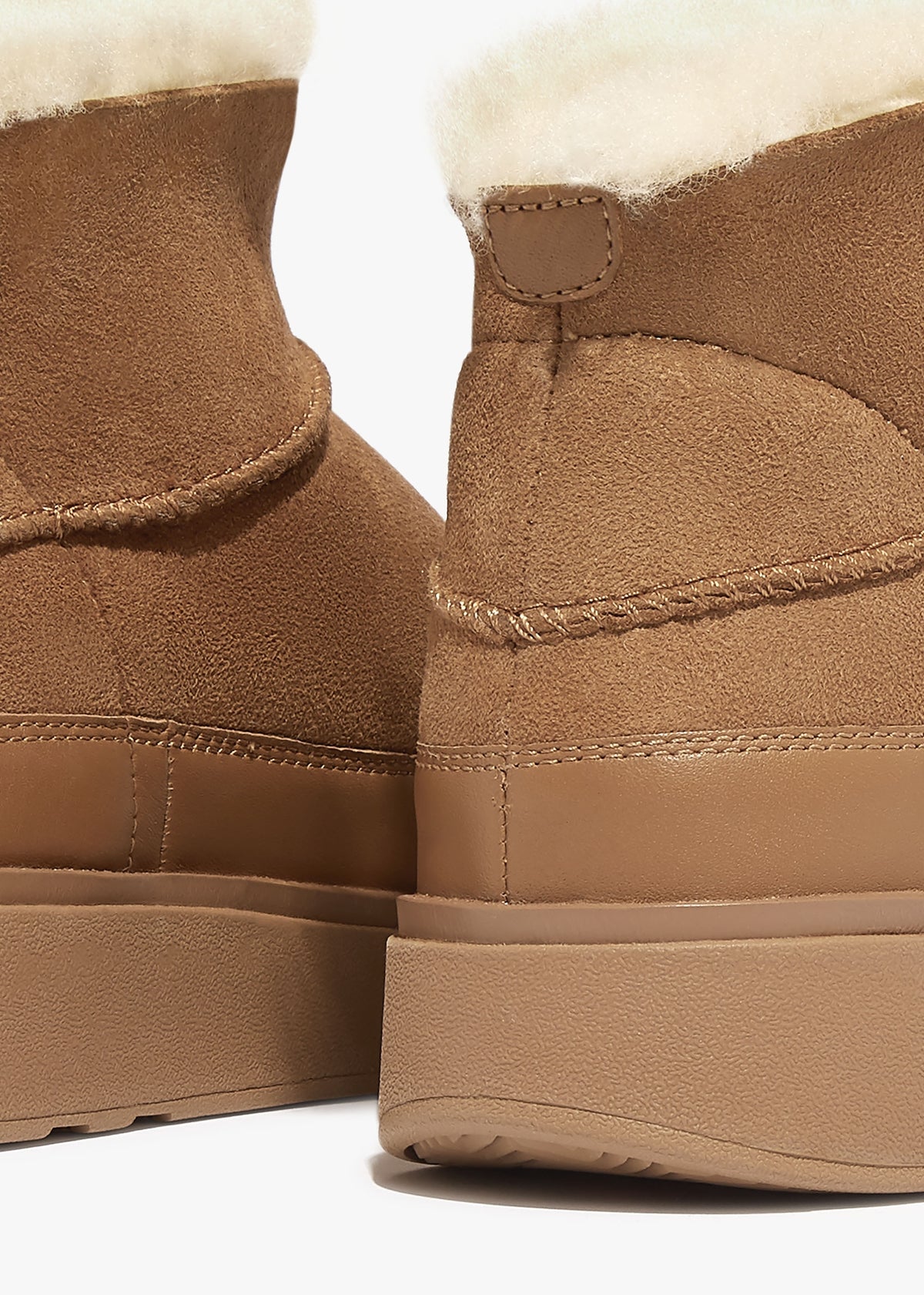 Gen-FF Desert Tan Ultra Mini Double-Faced Shearling Ankle Boots